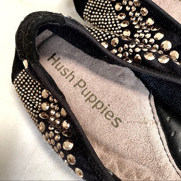 Hush Puppies Chaste Studded Ballet Flats Black - Picture 9 of 13